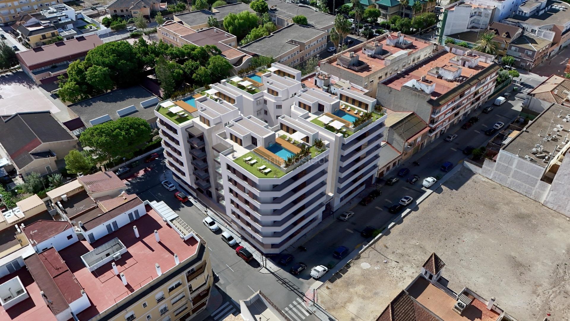 New Build - Apartment -
Almoradí - Center