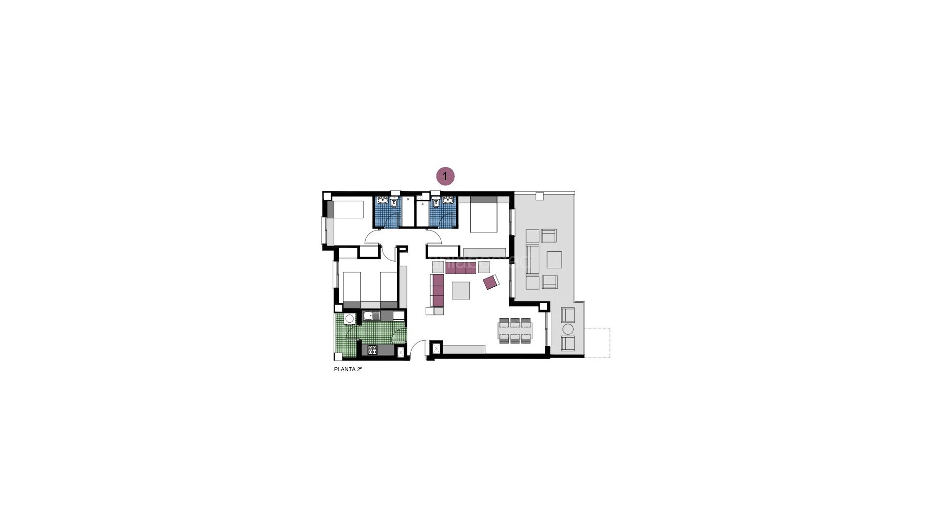 New Build - Apartment -
Mil Palmeras