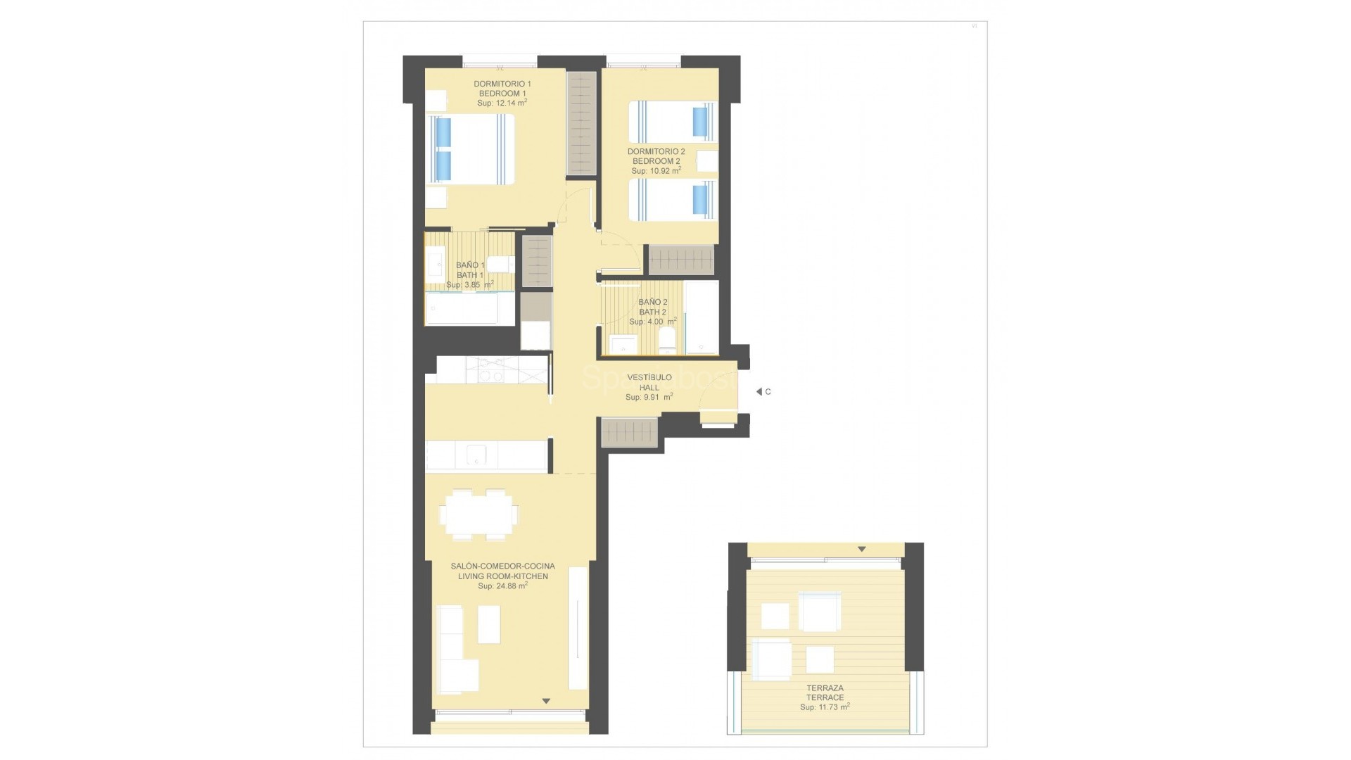 New Build - Apartment -
Orihuela Costa - Campoamor