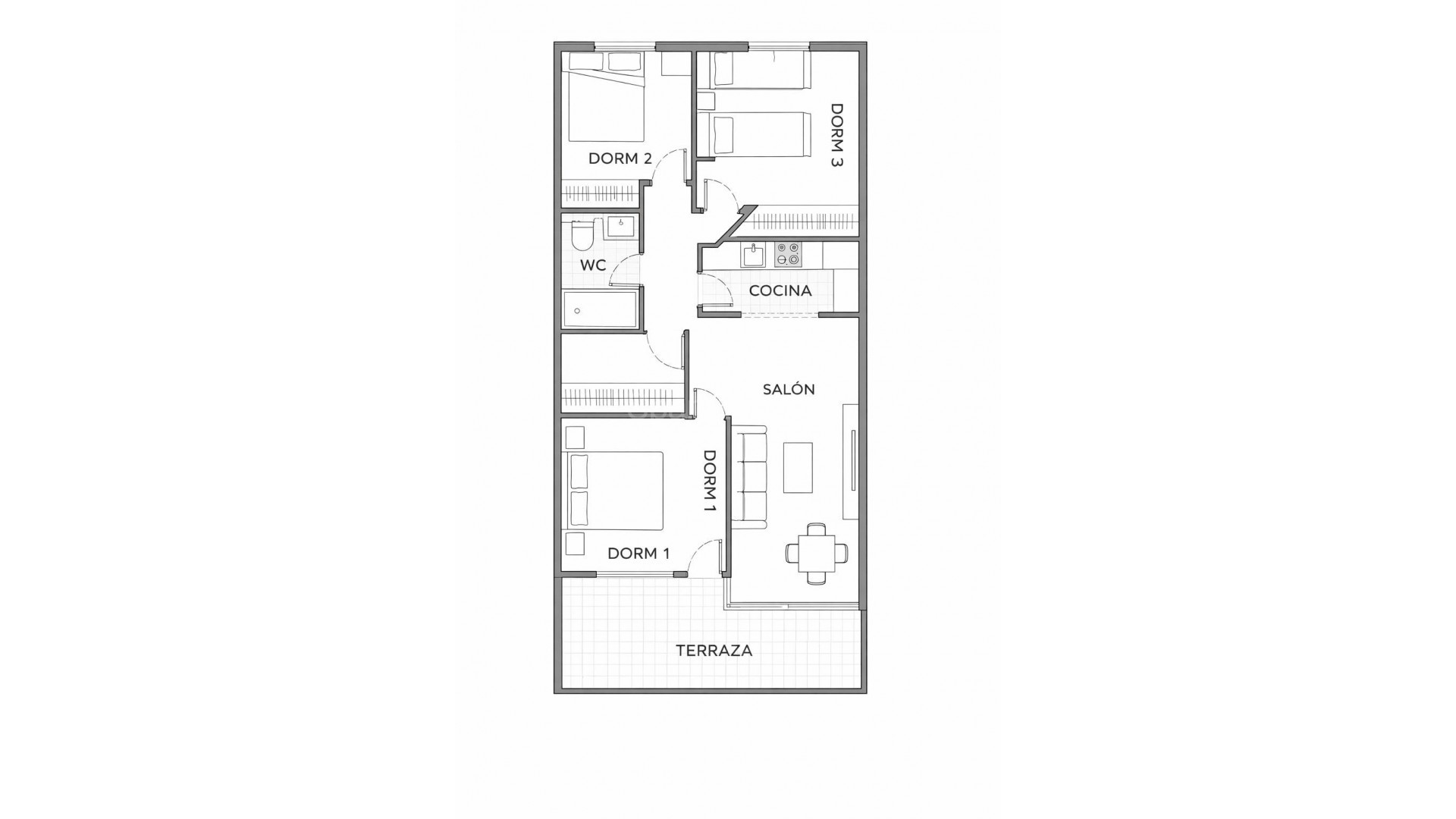 Segunda mano - Apartamento -
Orihuela Costa - Altos de Campoamor